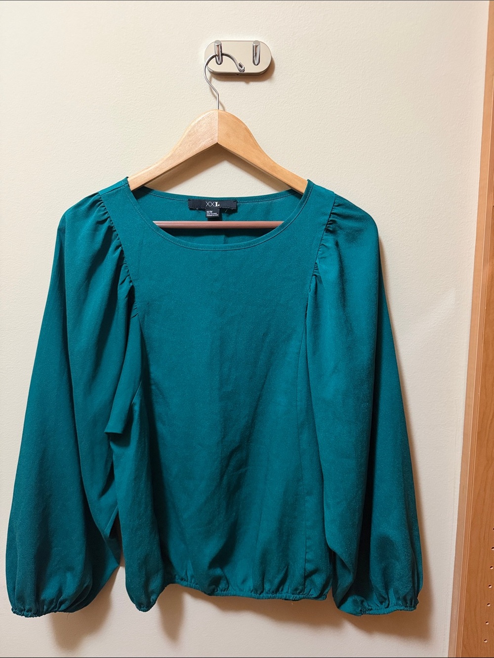 Forever 21 Teal Long-Sleeve Women's Top